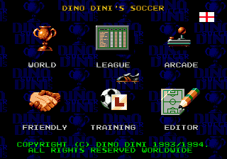 Dino Dini's Soccer screenshot 4 for Sega Mega Drive